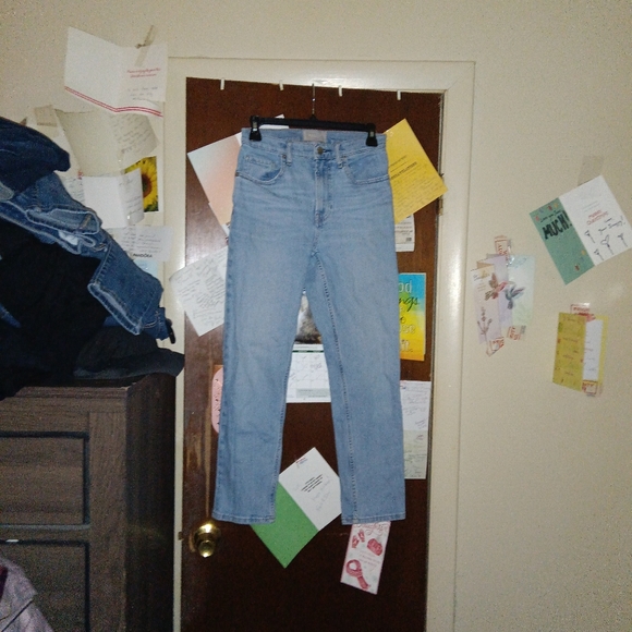 EVERLANE the original cheeky jean BLUE 26 cropped - Picture 6 of 12